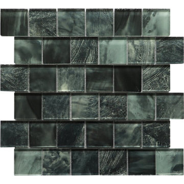 Black Mosaic Glass Mosaic Swimming Pool Crystal Mosaic Tiles
